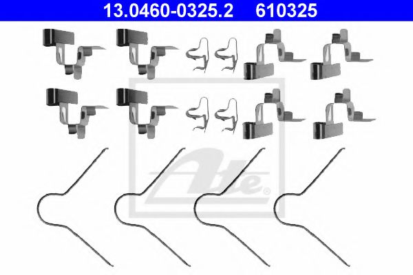 Скобы тормозных колодок ATE 13.0460-0325.2