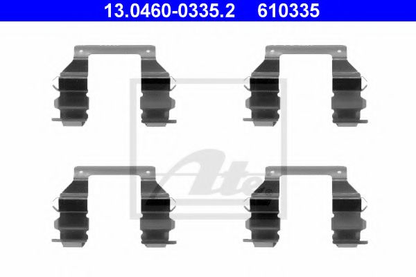 Скобы тормозных колодок ATE 13.0460-0335.2