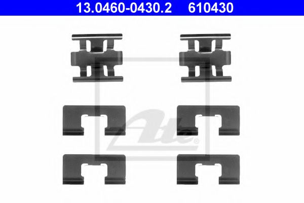 Скобы тормозных колодок ATE 13.0460-0430.2