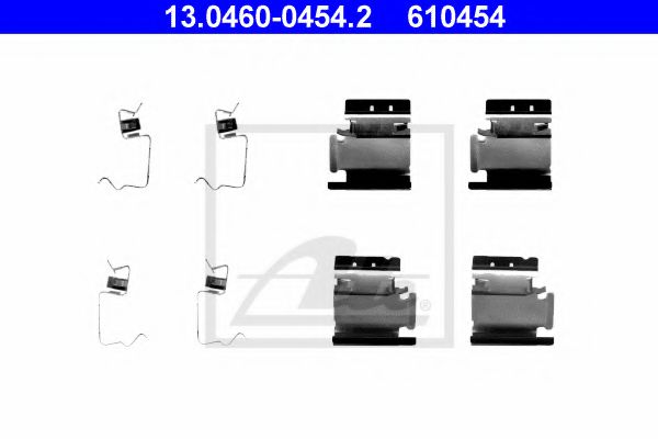 Скобы тормозных колодок ATE 13.0460-0454.2