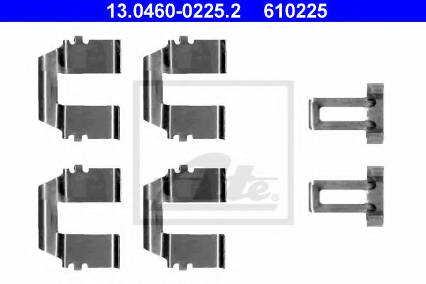 Скобы тормозных колодок ATE 13.0460-0225.2