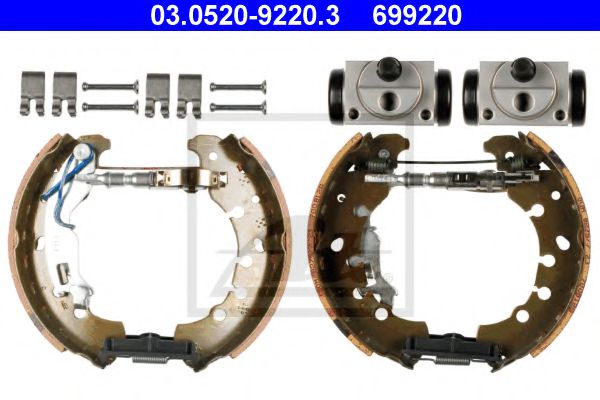 Тормозные колодки барабанные ATE 03.0520-9220.3