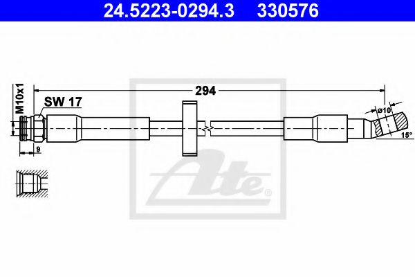 Тормозной шланг ATE 24.5223-0294.3
