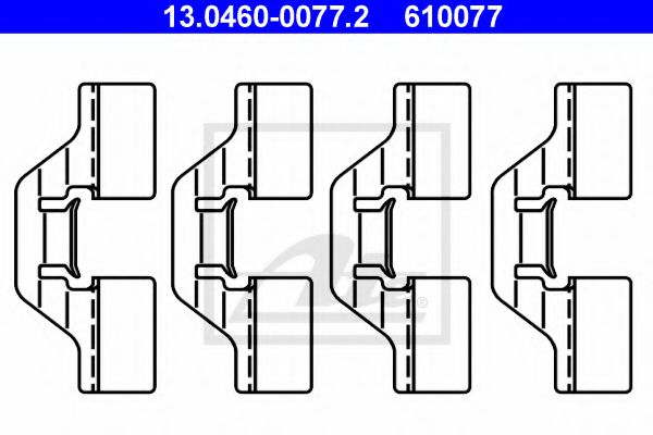 Скобы тормозных колодок ATE 13.0460-0077.2