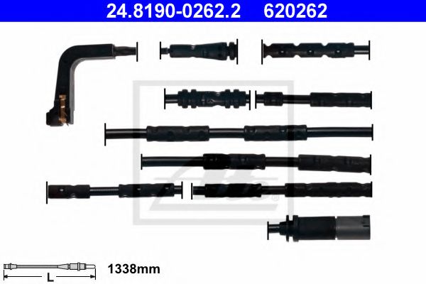 Датчик износа тормозных колодок ATE 24.8190-0262.2
