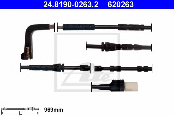 Датчик износа тормозных колодок ATE 24.8190-0263.2