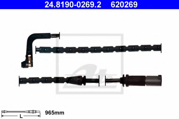 Датчик износа тормозных колодок ATE 24.8190-0269.2