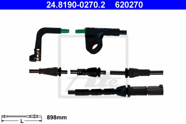 Датчик износа тормозных колодок ATE 24.8190-0270.2