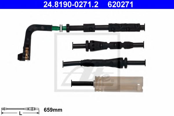 Датчик износа тормозных колодок ATE 24.8190-0271.2