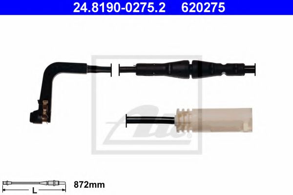 Датчик износа тормозных колодок ATE 24.8190-0275.2