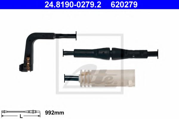 Датчик износа тормозных колодок ATE 24.8190-0279.2