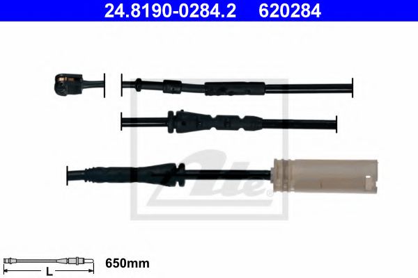 Датчик износа тормозных колодок ATE 24.8190-0284.2