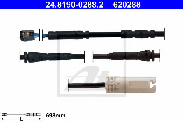 Датчик износа тормозных колодок ATE 24.8190-0288.2