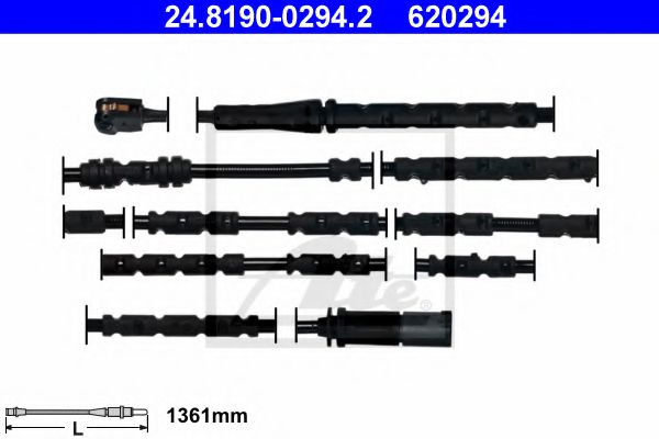 Датчик износа тормозных колодок ATE 24.8190-0294.2