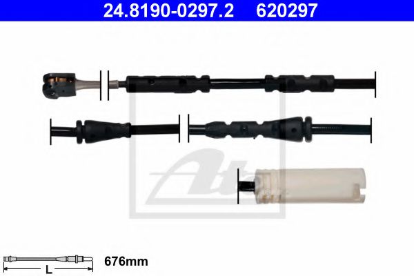 Датчик износа тормозных колодок ATE 24.8190-0297.2