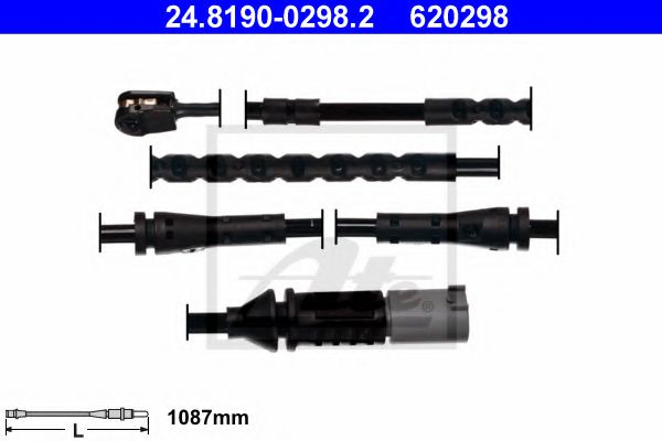 Датчик износа тормозных колодок ATE 24.8190-0298.2