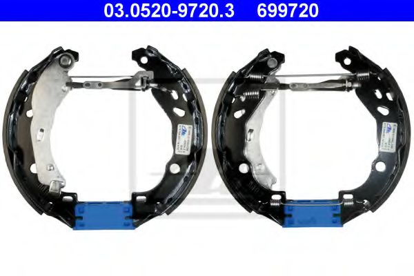 Тормозные колодки барабанные ATE 03.0520-9720.3