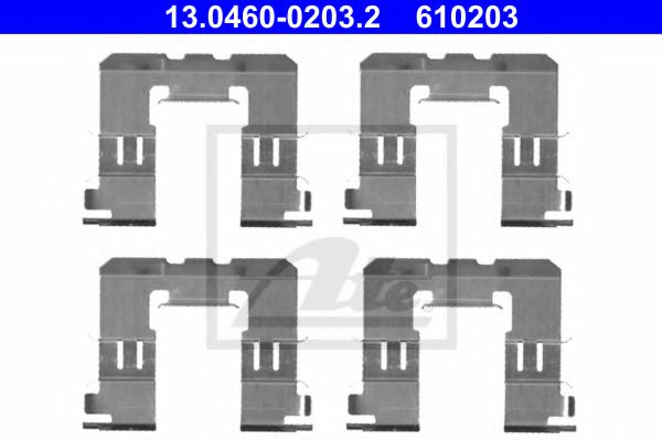 Скобы тормозных колодок ATE 13.0460-0203.2