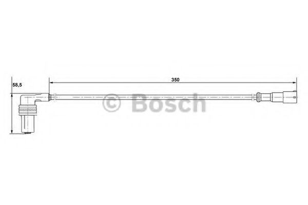 Датчик АБС bosch 0 265 001 134