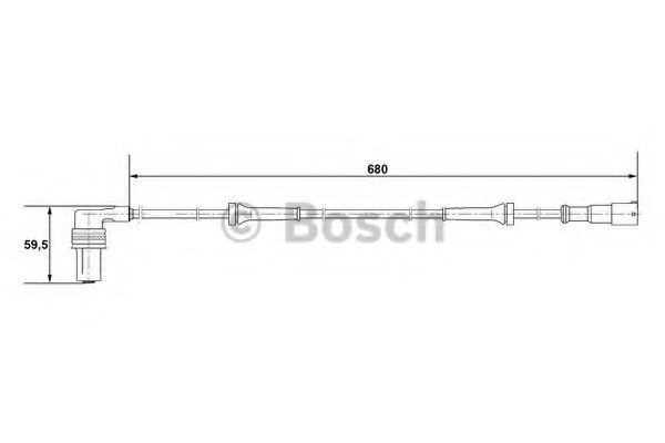Датчик АБС bosch 0 265 001 220