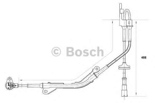 Датчик АБС bosch 0 265 006 104