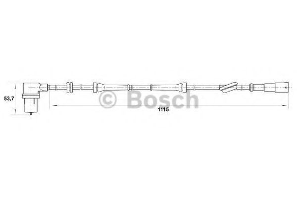 Датчик АБС BOSCH 0 265 006 163