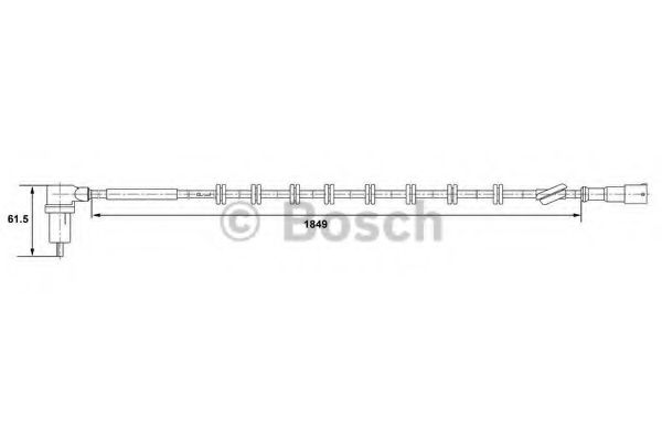Датчик АБС bosch 0 265 006 170