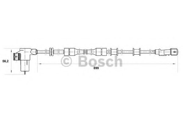 Датчик АБС BOSCH 0 265 006 207