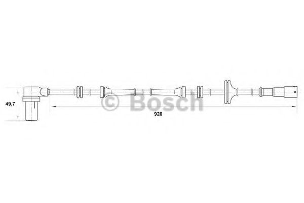 Датчик АБС BOSCH 0 265 006 259