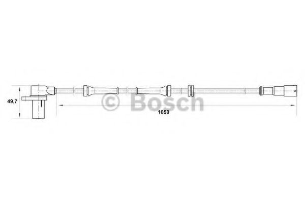 Датчик АБС BOSCH 0 265 006 414