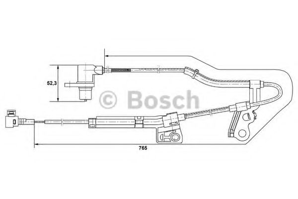 Датчик АБС BOSCH 0 265 006 677 Датчик АБС BOSCH 0 265 006 677