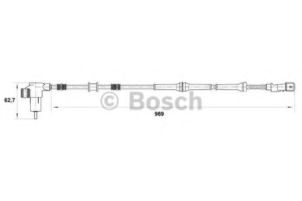 Датчик АБС BOSCH 0 265 006 793 Датчик АБС BOSCH 0 265 006 793