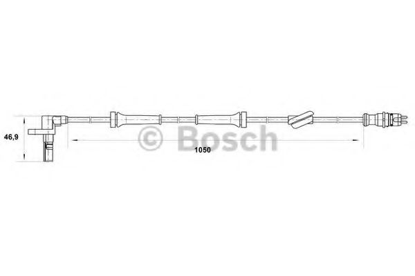 Датчик АБС BOSCH 0 265 007 032