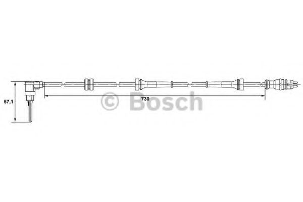 Датчик АБС BOSCH 0 265 007 511 Датчик АБС BOSCH 0 265 007 511