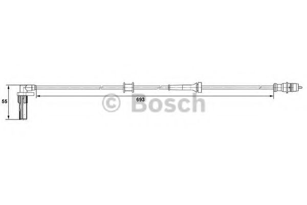 Датчик АБС BOSCH 0 265 007 531