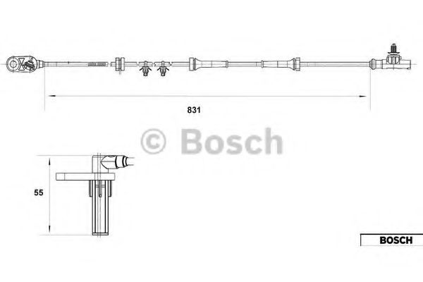 Датчик АБС BOSCH 0 265 007 559