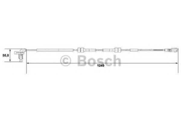 Датчик АБС BOSCH 0 265 007 666 Датчик АБС BOSCH 0 265 007 666