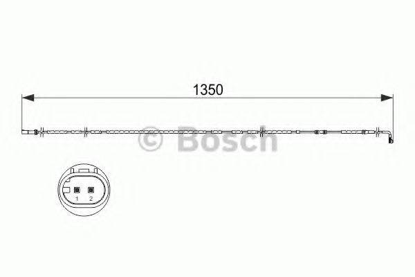 Датчик износа тормозных колодок BOSCH 1 987 473 503