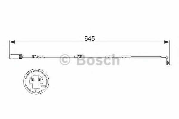 Датчик износа тормозных колодок BOSCH 1 987 473 504
