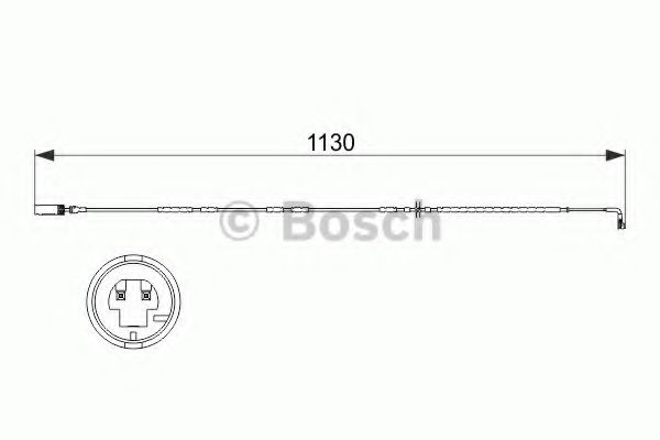 Датчик износа тормозных колодок BOSCH 1 987 473 505