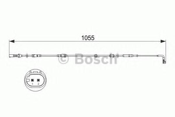 Датчик износа тормозных колодок BOSCH 1 987 473 507