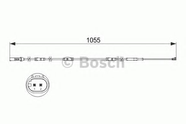 Датчик износа тормозных колодок BOSCH 1 987 473 508