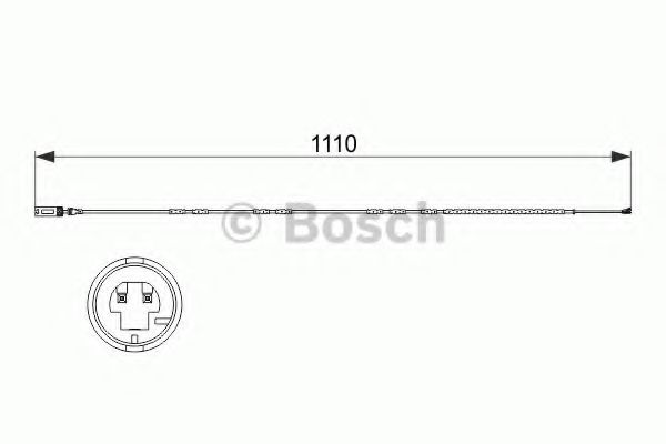 Датчик износа тормозных колодок BOSCH 1 987 473 515