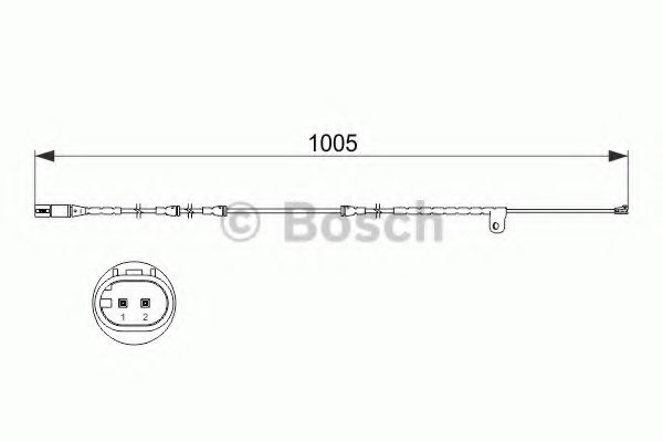 Датчик износа тормозных колодок BOSCH 1 987 473 521