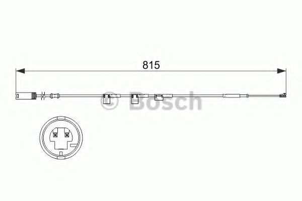 Датчик износа тормозных колодок BOSCH 1 987 473 524