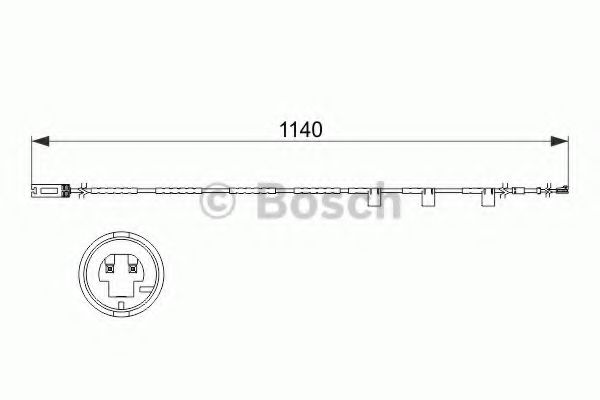 Датчик износа тормозных колодок BOSCH 1 987 473 525