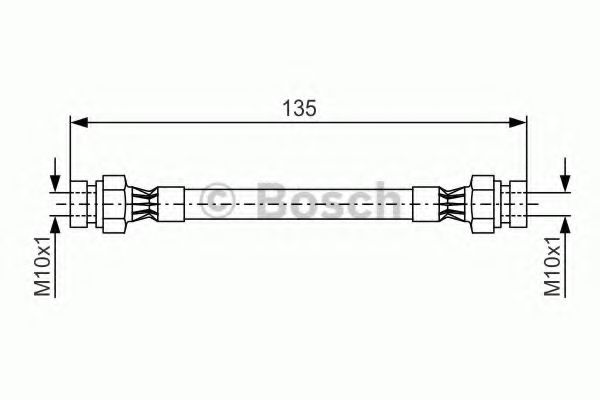 Тормозной шланг BOSCH 1 987 476 400