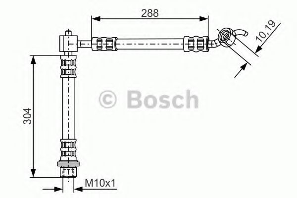 Тормозной шланг BOSCH 1 987 476 452