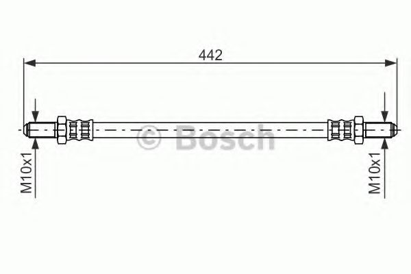 Тормозной шланг BOSCH 1 987 476 469
