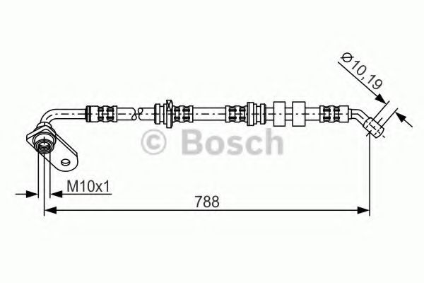 Тормозной шланг BOSCH 1 987 476 935